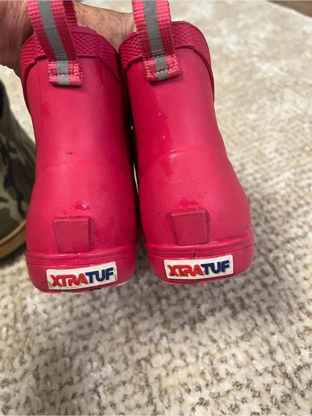 XTRATUF pink girls boots US 12